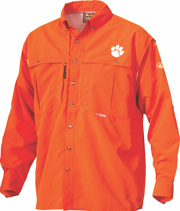 Clemson Wingshooter's Long Sleeve Shirt for Hunting & Outdoor Activities - Durable & Comfortable Hunting Apparel for Men