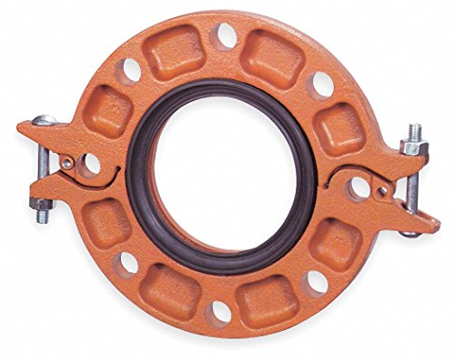 Gruvlok 8 Inch Iron Flange - 300 psi Pressure Rating for Industrial Piping Systems & Water Treatment Plants