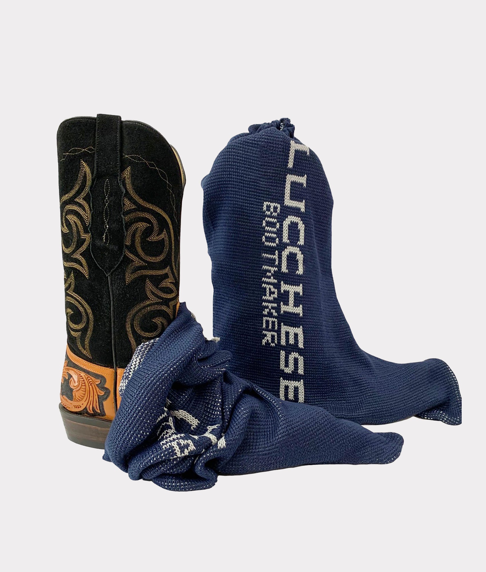 Cozy Knit Boot Socks for Women & Men - Soft Warm Winter Socks in Blue - Perfect for Boots, Snow Boots & Cold Weather Comfort