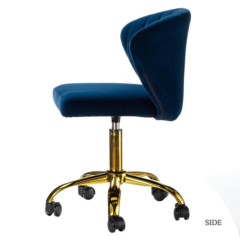 Premium Chandra Velvet Office Chair - Ergonomic Executive Desk Chair with Lumbar Support for Home & Office Workspaces - Comfortable Modern Computer Chair for Long Hours of Sitting