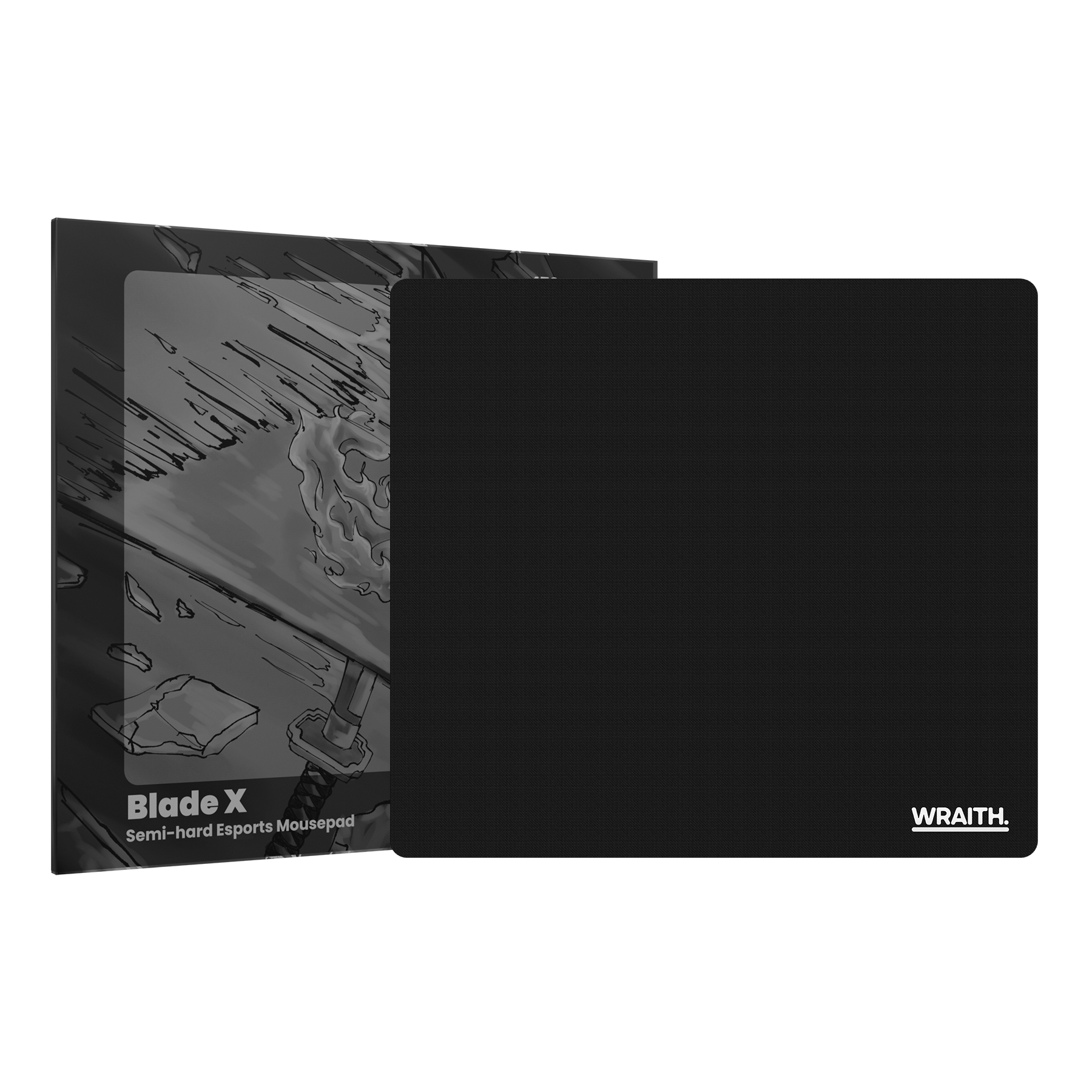 Wraith Blade X Semi Hard Gaming Mouse Pad - Large Non-Slip Surface for PC, Laptop, Office & Esports - Perfect for FPS, MOBA & Pro Gamers