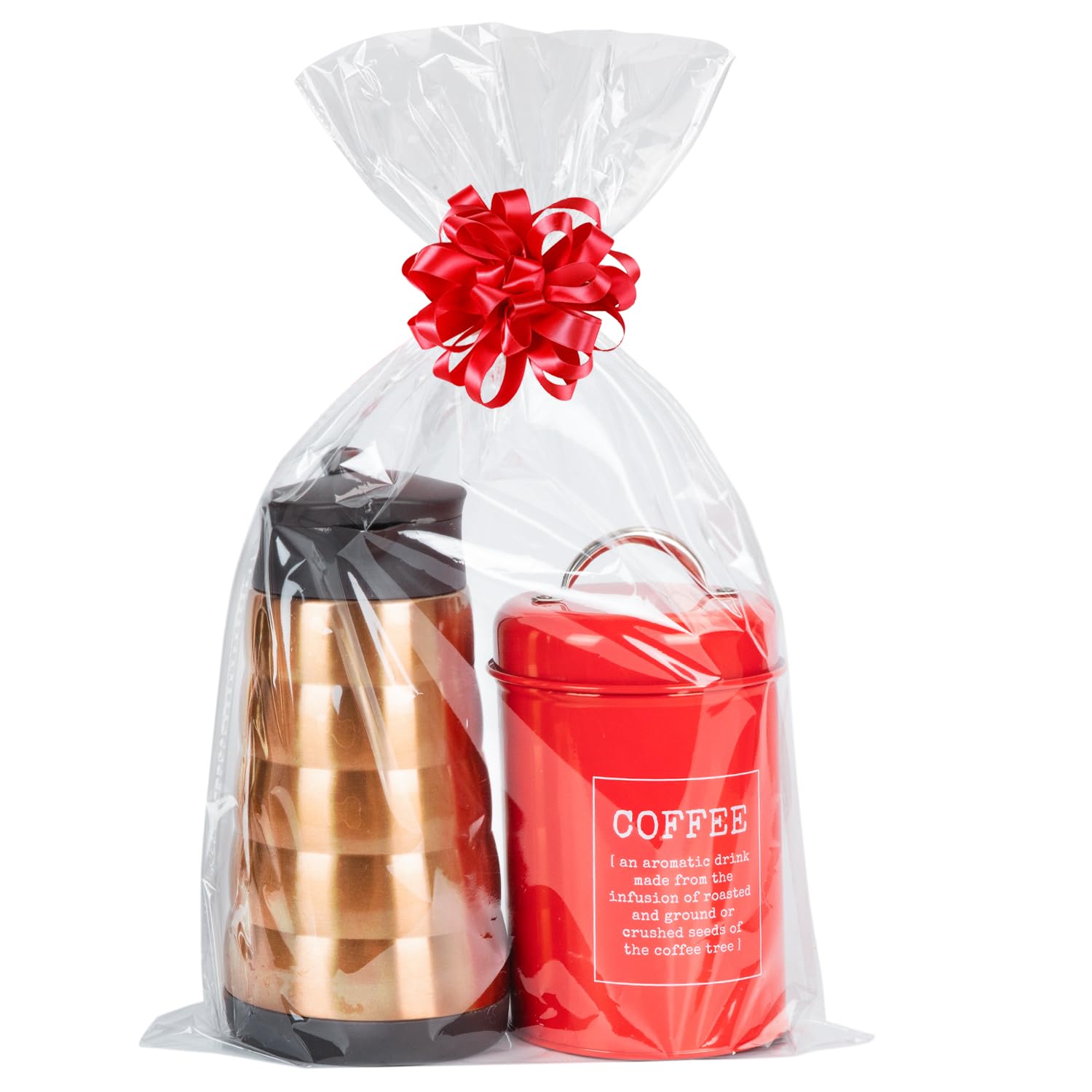 20pcs 12x18 Inch Clear Cellophane Gift Bags for Cookies, Candies & Party Favors - Large Plastic Treat Bags for Gift Baskets, Wedding Favors & Holiday Packaging (Perfect for Christmas, Birthday & Baby Shower Gifts)