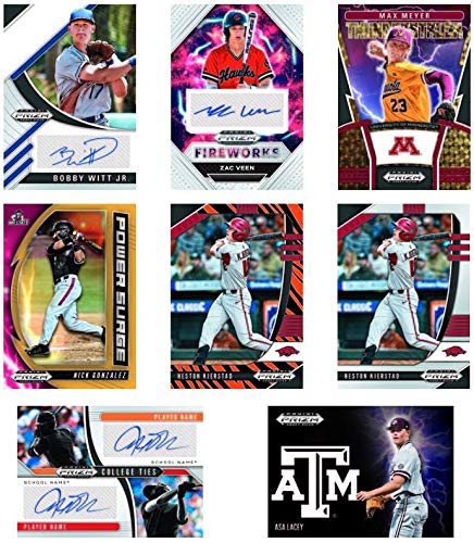 2020 Panini Prizm Draft Baseball HOBBY Box - 5 Packs per Box with 1 Autograph Card per Pack | Collectible Trading Cards for Baseball Fans & Investors