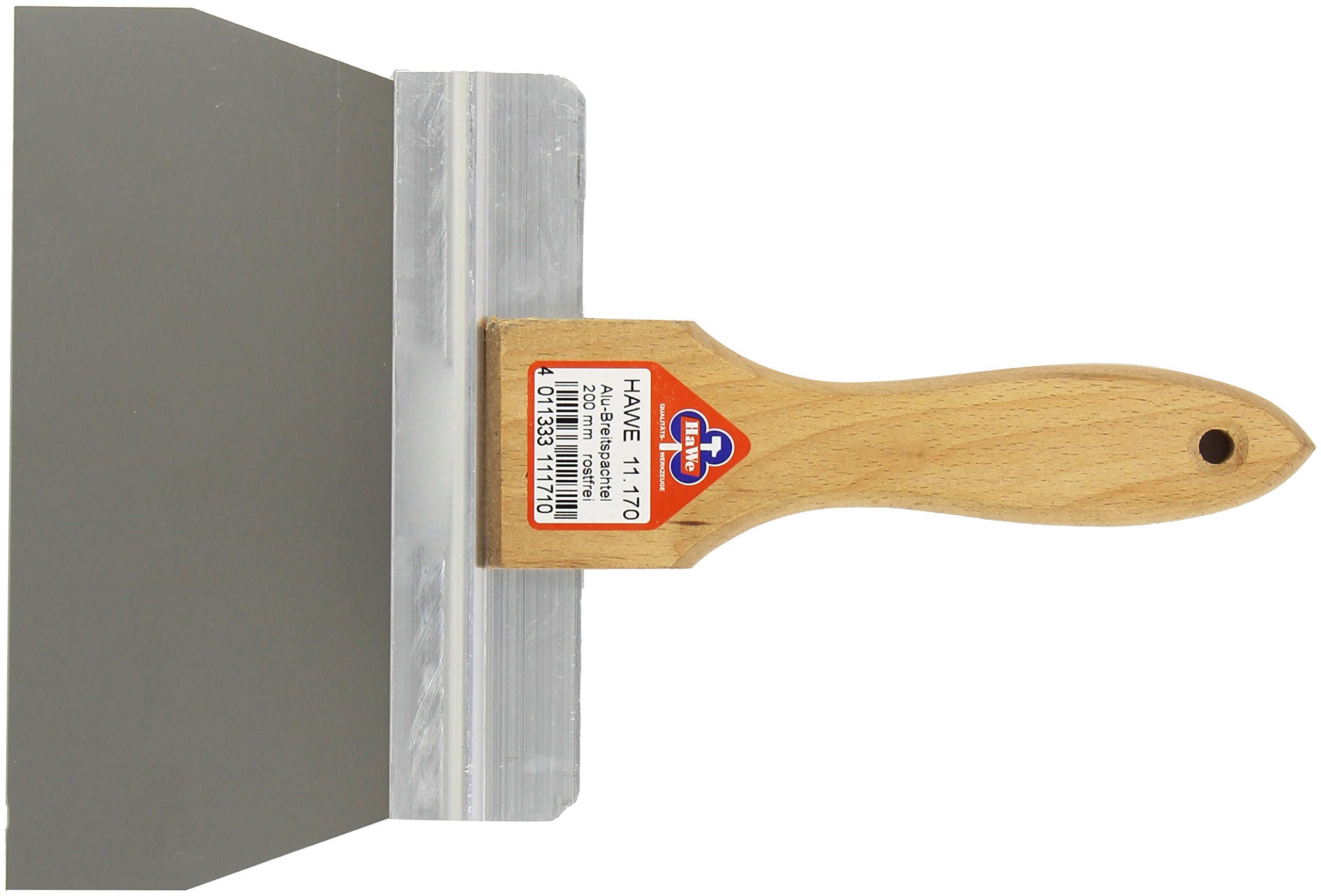HAWE 11.17 - 8-Inch Wide Stainless Steel Spatula (200mm) for Professional Cooking, Baking & Kitchen Use