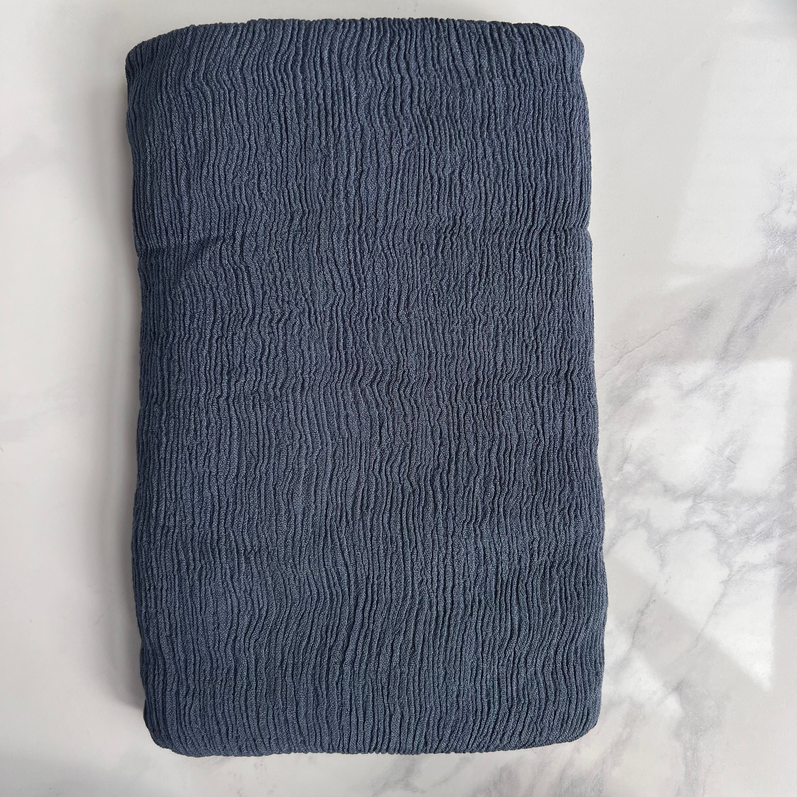 Premium Crinkle Modal Fabric - Soft, Breathable & Wrinkle-Resistant Material for Baby Clothes, Blankets & Home Decor