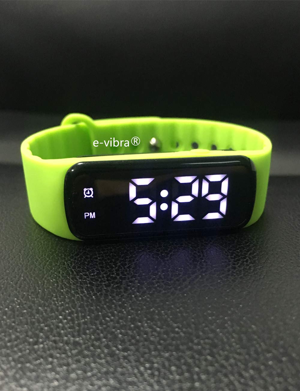 8 Alarm Vibrating Alarm Watch - Medical Reminder Watch with Timer & 8 Daily Alarms | Silent Vibrating Alert for Seniors, Deaf, Hearing Impaired | Perfect for Medication Reminders, Meetings & Daily Tasks (Green, Small)