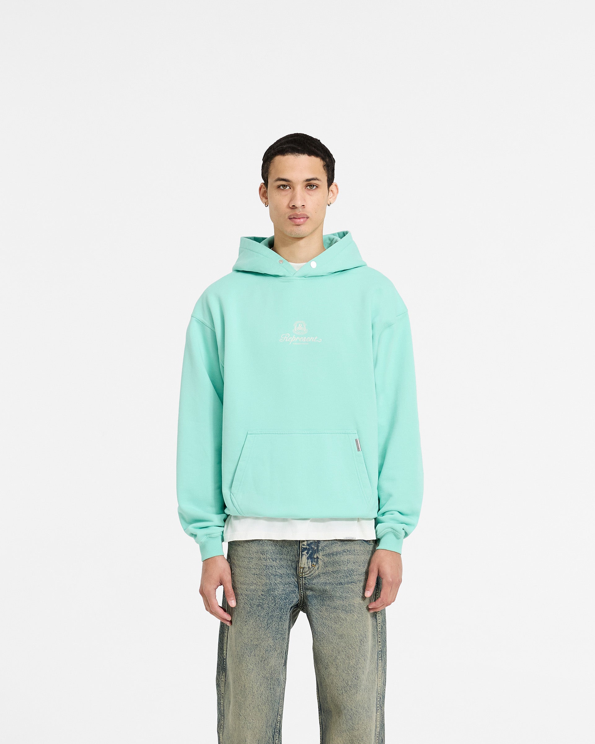 Permanent Vacation Hoodie - Electric Mint Green | Cozy Pullover Sweatshirt for Men & Women | Perfect for Casual Wear, Travel & Outdoor Activities