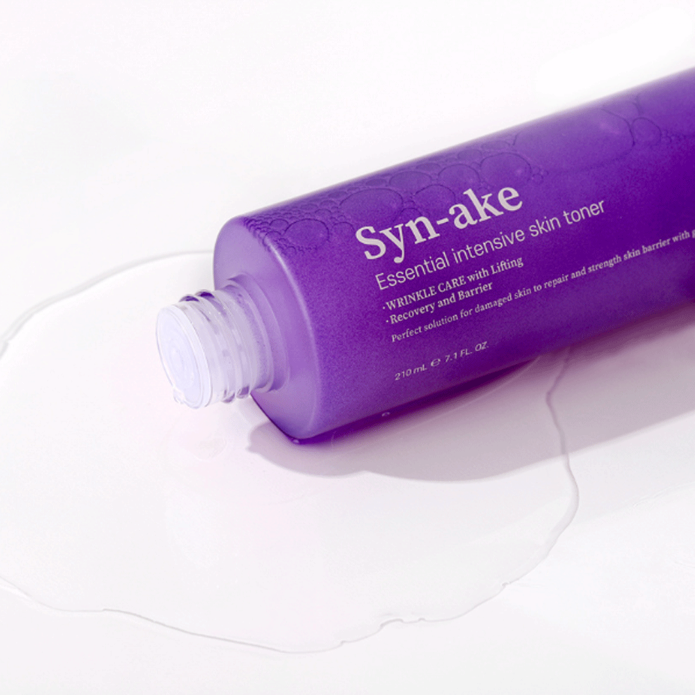 Bergamo Syn-Ake Essential Intensive Skin Toner 210ml - Anti-Aging & Hydrating Facial Toner for Glowing Skin | Perfect for Daily Skincare Routine & Nighttime Regimen