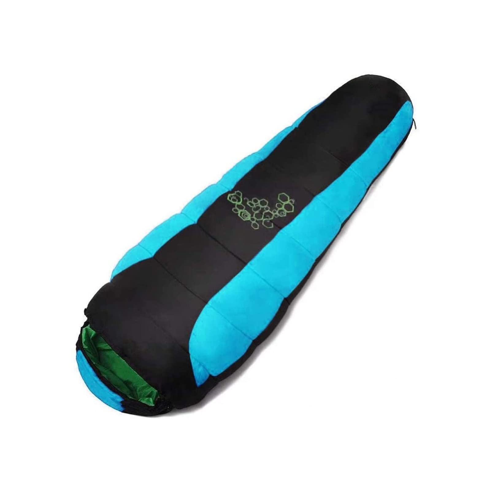**Lightweight Waterproof Sleeping Bag for Adults - Cold Weather Camping & Hiking Gear for Men, Women, Backpacking, Outdoor Travel, Hunting - Includes Compression Sack (Color: Blue) - Perfect for Camping Trips, Backpacking Adventures & Outdoor Expeditions**