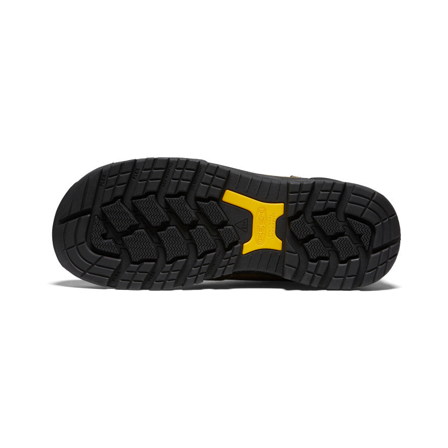 Men's Waterproof Carbon Toe Oxford Shoes - Dark Earth/Black | Slip-Resistant Work Shoes for Outdoor, Hiking & Construction