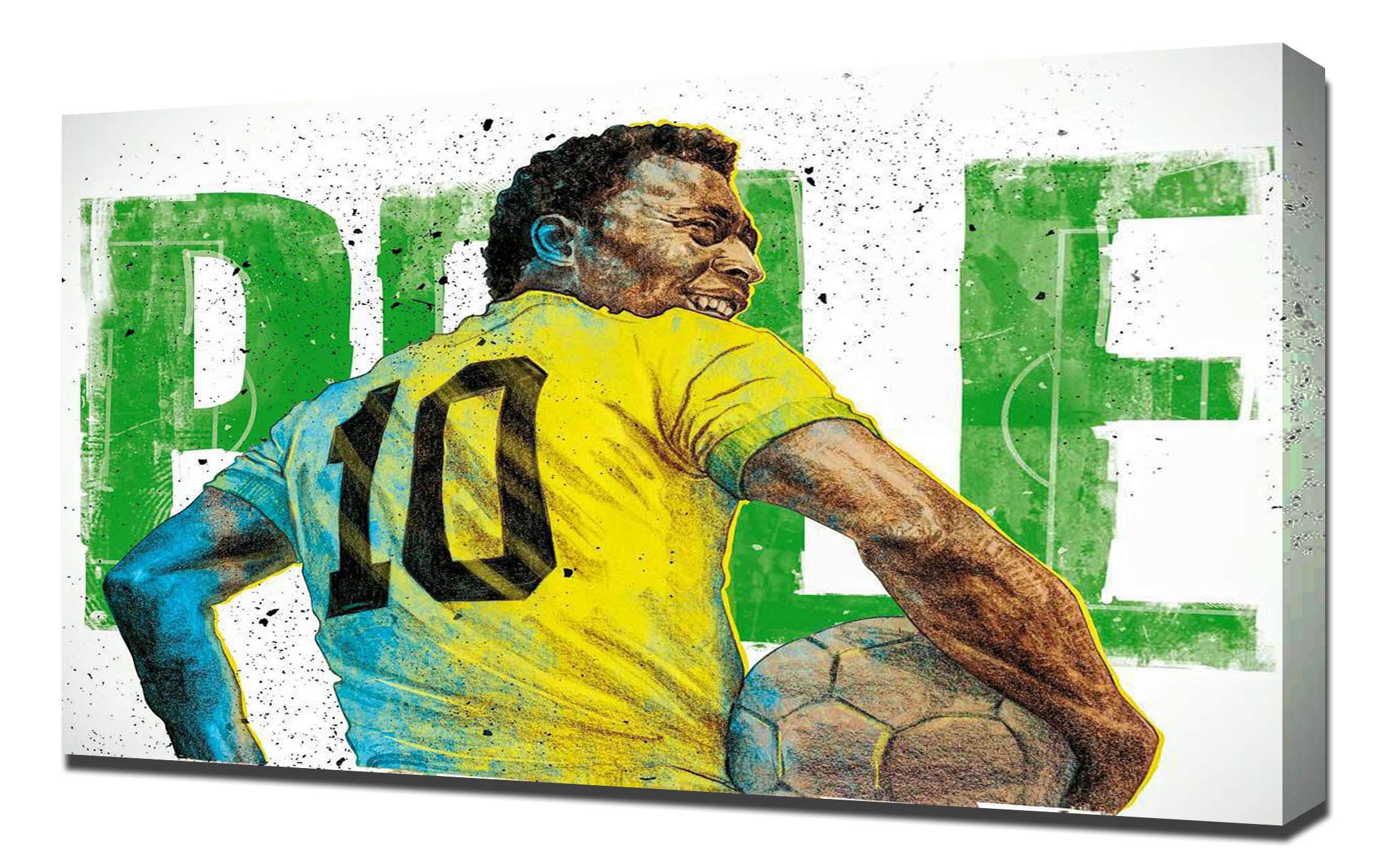 Pele 5 Canvas Art Print - Premium Wall Decor - Gallery Wrapped Canvas Painting - Perfect for Living Room, Bedroom & Office Decor