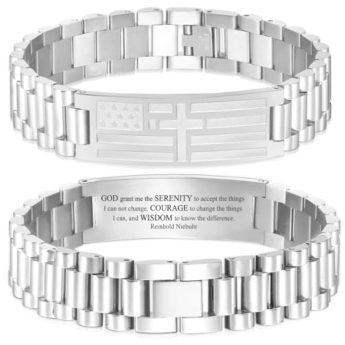 Silver Flag Cross