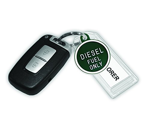 Diesel Fuel Only Tag 1 Inch (60 Pack) - Perfect for Fuel Tanks, Pumps & Equipment Labeling