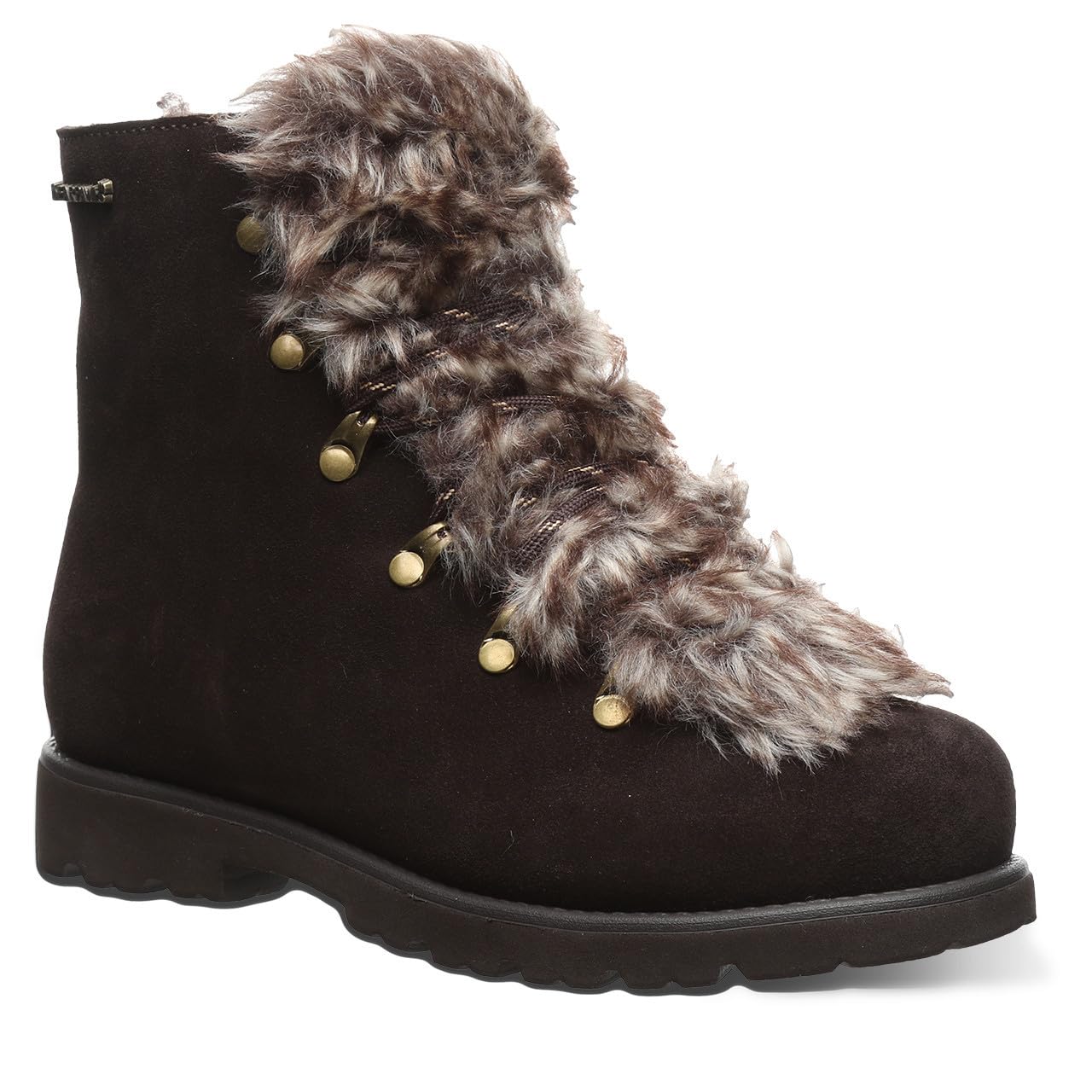 BEARPAW Women's Alisa Suede Lace-Up Boots – Lightweight & Comfortable for Casual Wear, Outdoor Walking, and Fall Fashion
