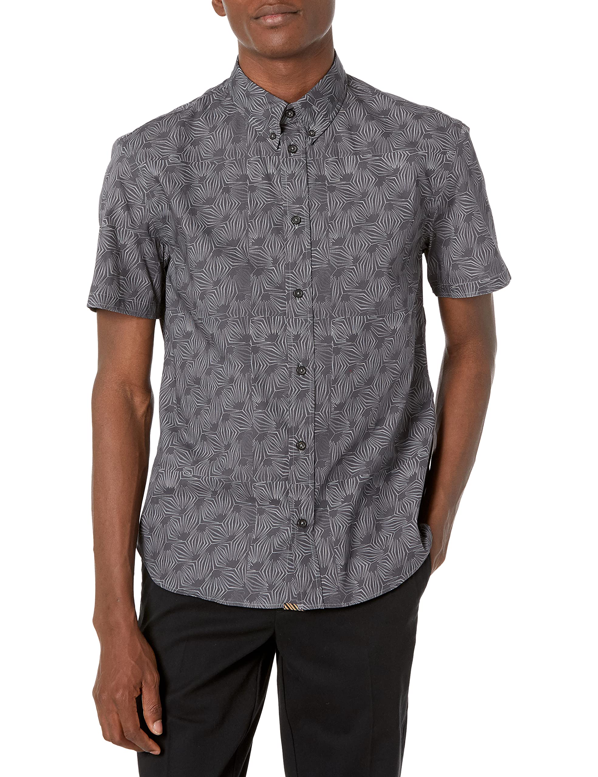 Billy Reid Men's Short Sleeve Murphy Shirt | Premium Cotton Button-Down for Casual & Business Wear | Perfect for Office, Date Night & Summer Outings