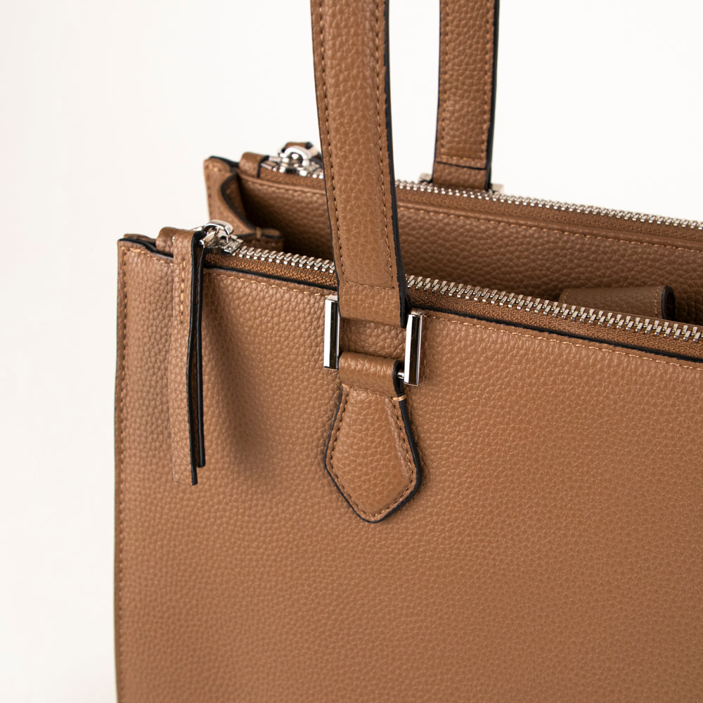 Premium RFID Blocking Leather Tote Bag for Women - Anti-Theft Travel & Work Purse - Stylish Crossbody & Shoulder Bag for Commuting, Shopping & Office Use