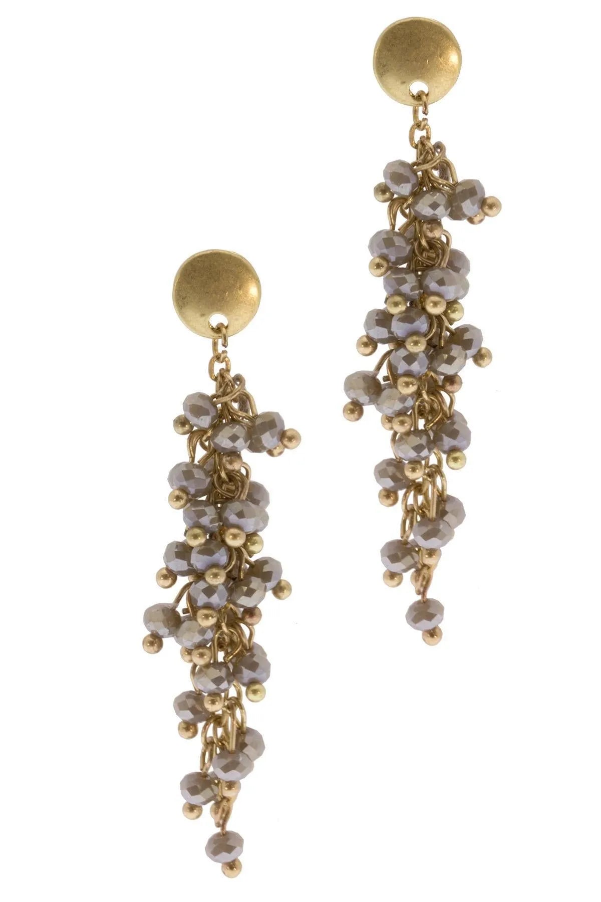 Floral Beaded Dangle Earrings for Women | Bohemian Handmade Jewelry | Perfect for Weddings, Parties & Everyday Wear