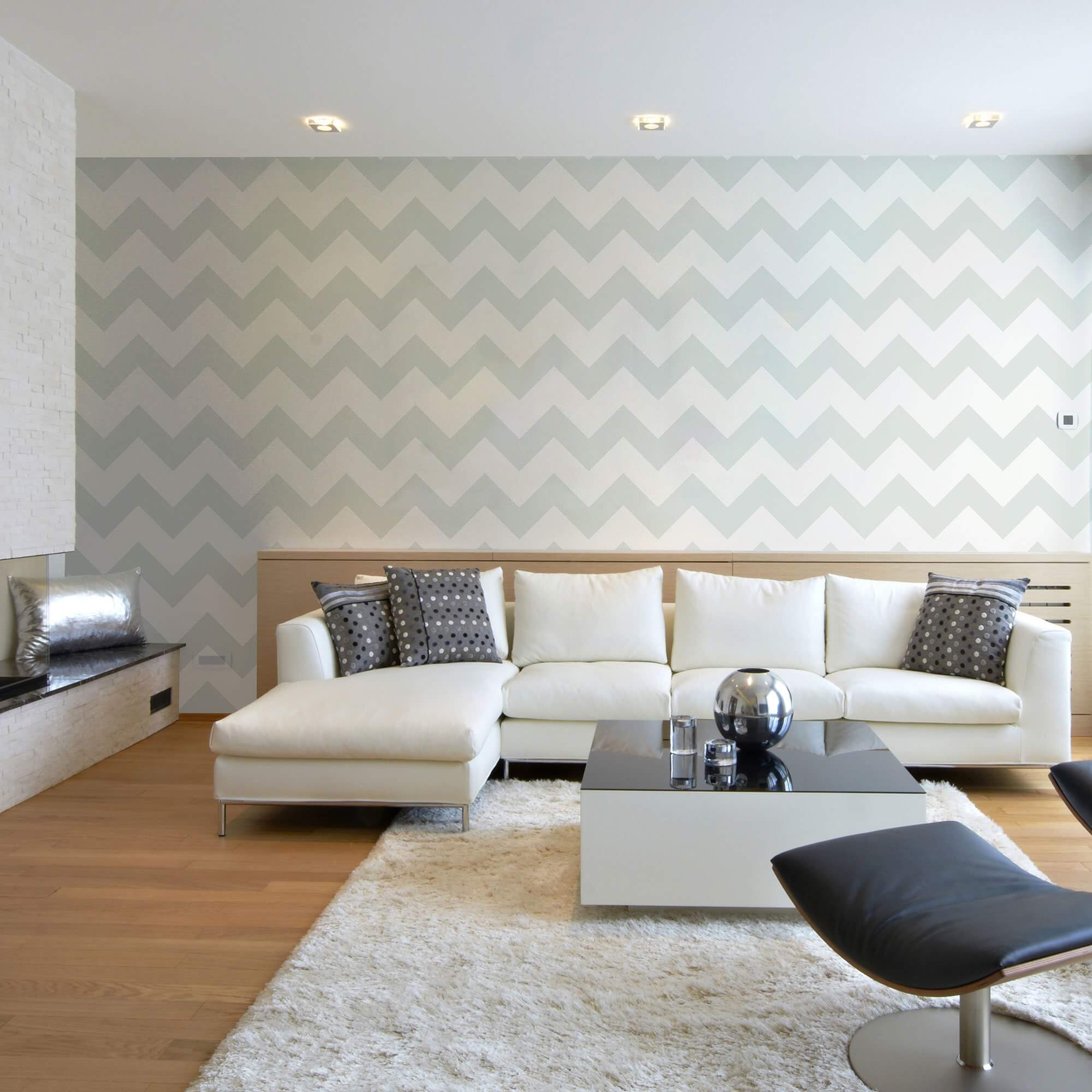 Beige and Tan Chevron Geometric Peel and Stick Removable Wallpaper 8151 - Self-Adhesive Decorative Wall Covering for Bedroom, Living Room, Office & Nursery Decor