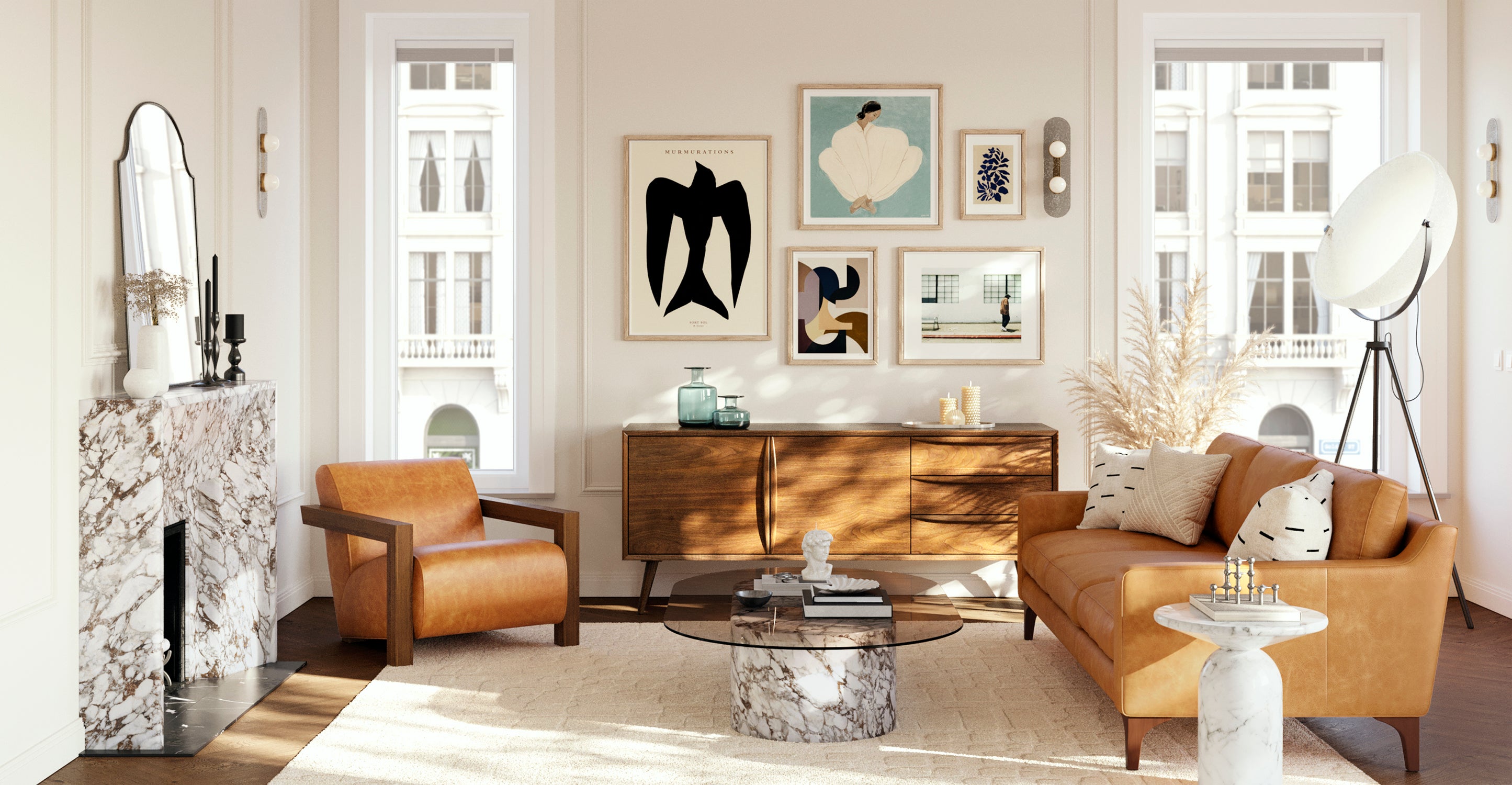 Luxury Sorrento Genuine Leather Sofa - Modern Comfort for Living Room, Office & Lounge - Perfect for Home Decor & Relaxation