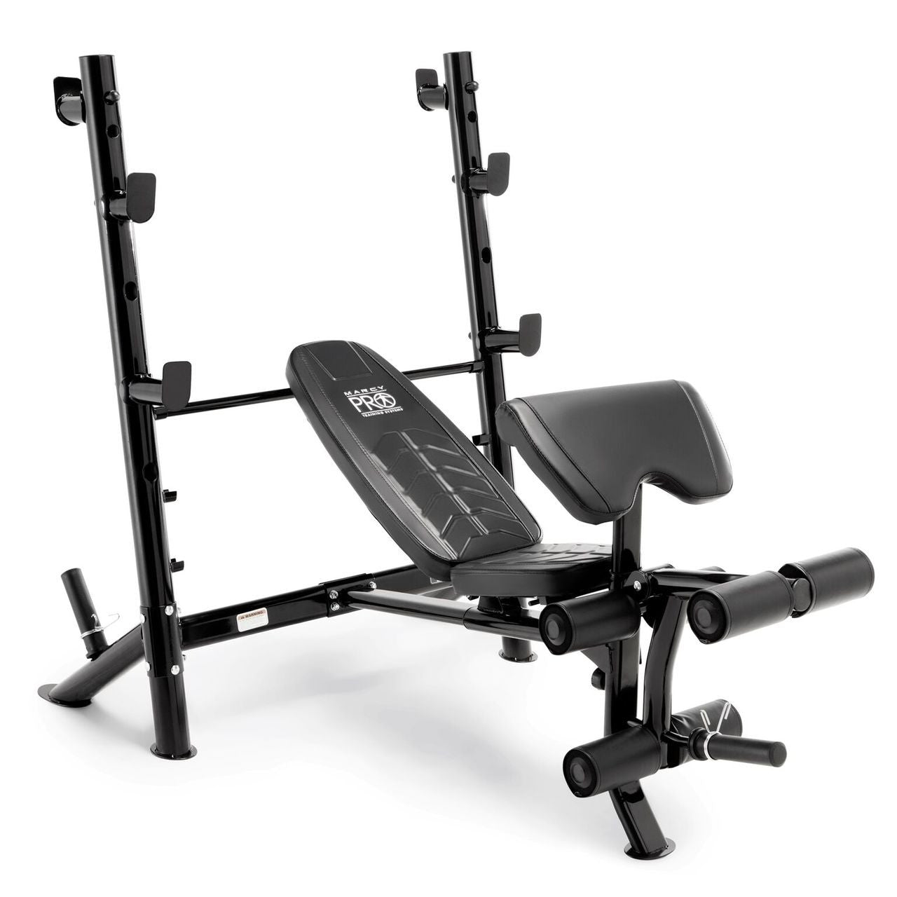 Marcy PM 5153 Mid-Size Olympic Weight Bench for Home Gym - Heavy Duty Adjustable Workout Bench for Strength Training, Weightlifting & Fitness - Perfect for Small Spaces & Home Workouts