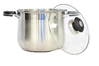 Premium Stainless Steel Stock Pot - 5 Sizes (1 Piece) for Cooking, Boiling & Stewing - Durable & Rust-Free Kitchen Essential for Home Chefs & Restaurants