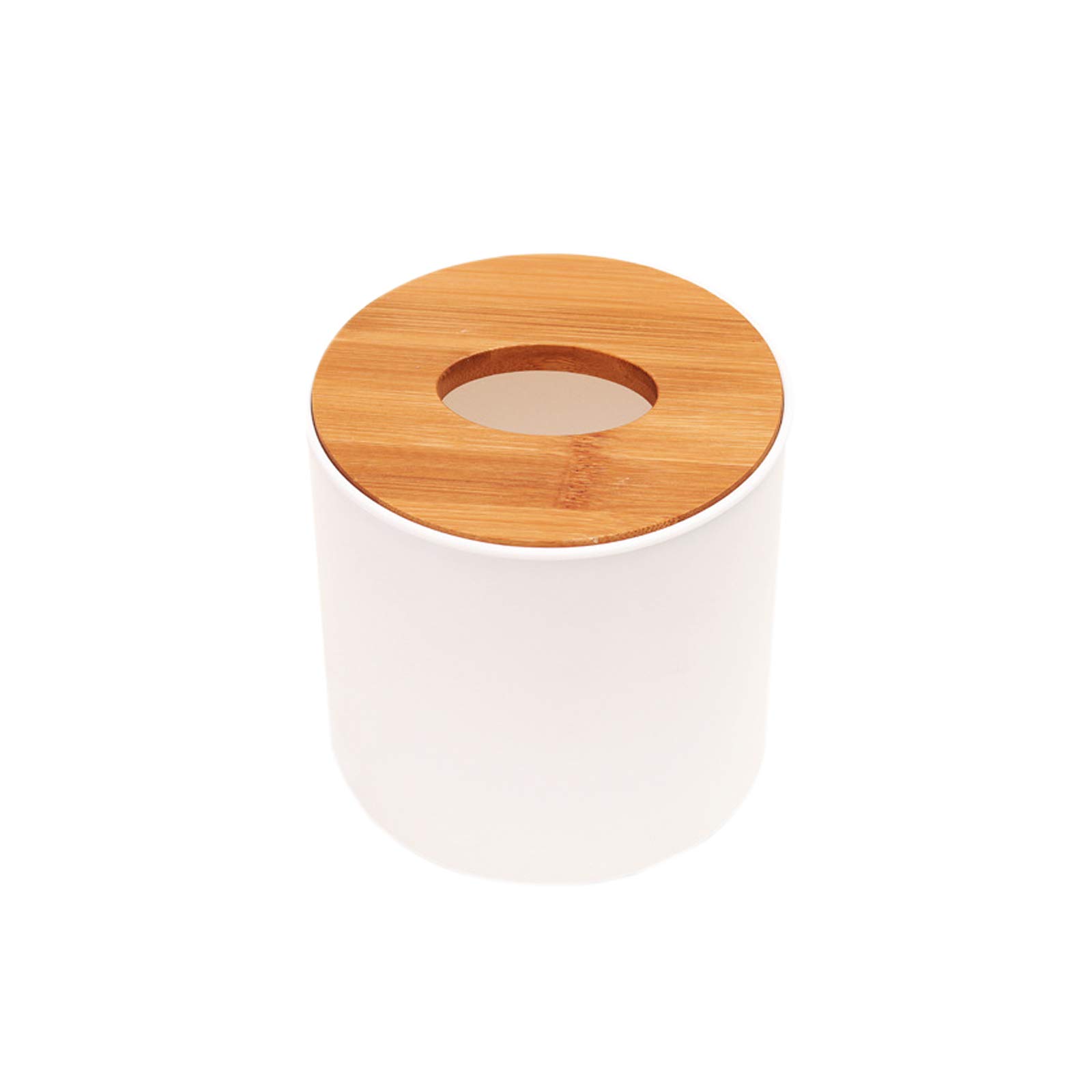 Modern Wooden Tissue Box Holder - Cylinder Design for Bathroom, Dining Table & Bedroom | Stylish Napkin Organizer & Paper Cover Case | Perfect for Home Decor and Gift Giving