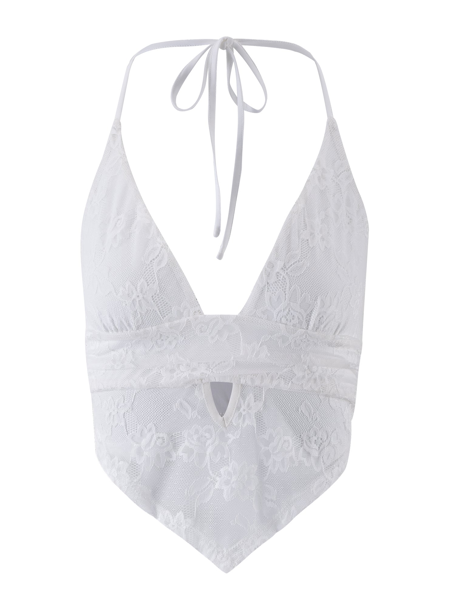 Faye Lace Top Women's White Lace Blouse - Elegant Feminine Style for Party, Date Night & Special Occasions