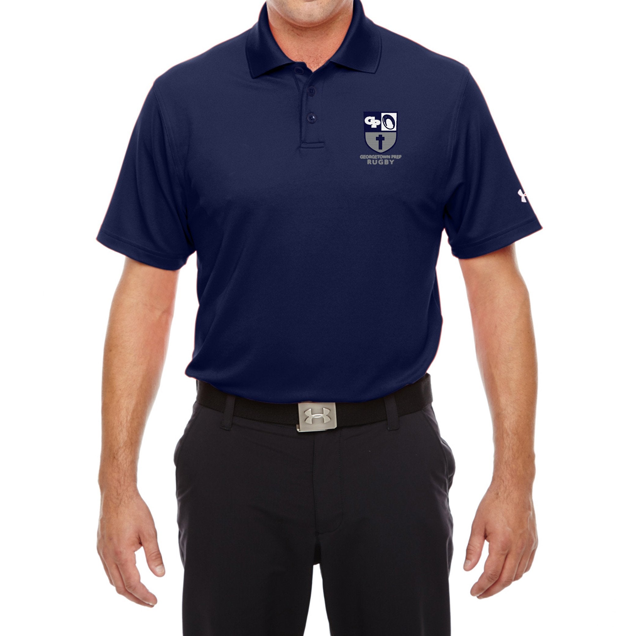 Georgetown Prep Rugby Corp Performance Polo Shirt - Breathable Quick-Dry Men's Rugby Jersey for Training & Matches - Perfect for Rugby, Lacrosse, and Sports Enthusiasts