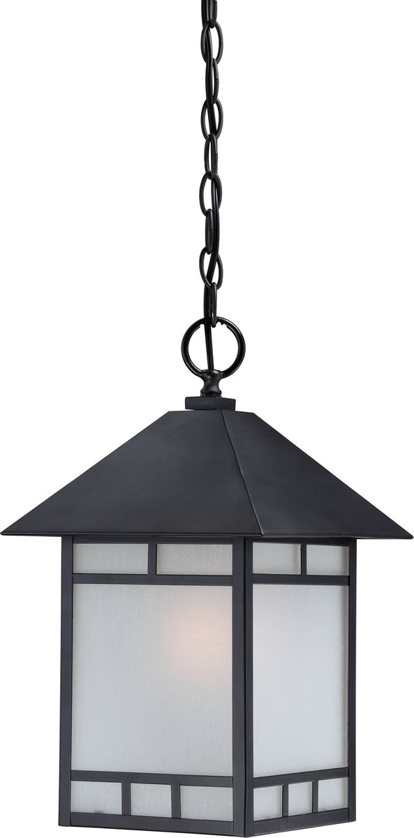 10W Drexel 1 Light Outdoor Stone Black Wall Sconce - Waterproof Exterior Light Fixture for Porch, Patio, Garden, and Pathway Lighting