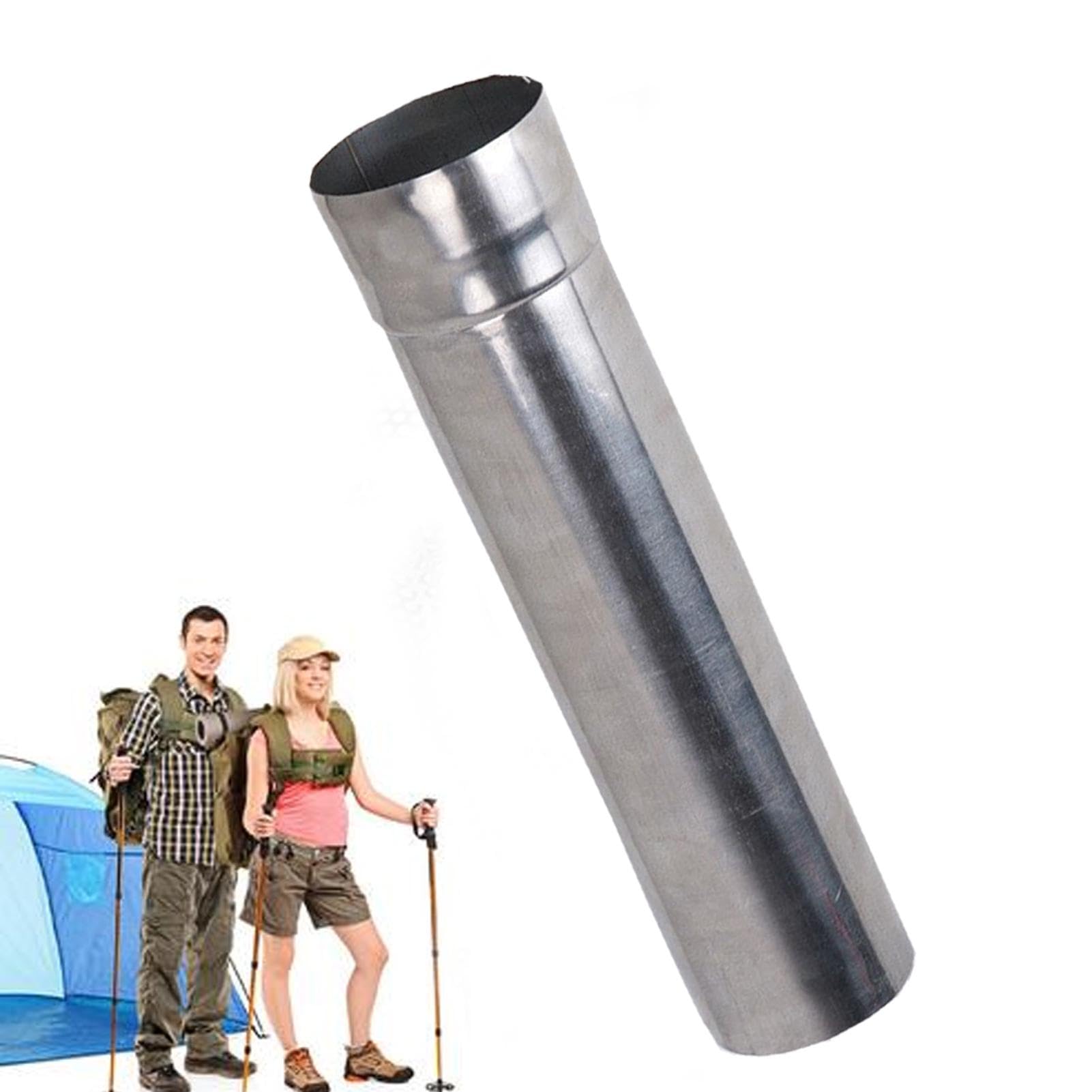 Stainless Steel Stove Pipe for Wood Stove & Camping Stove | Chimney Vent Pipe Accessory | Durable & Heat Resistant for Outdoor Heating, Cabin, RV & Camping Use
