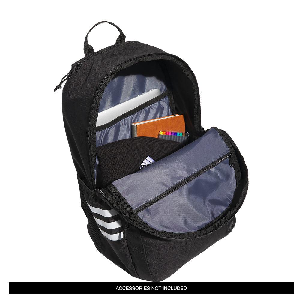Classic 3S 5 Backpack - Durable School & Travel Backpack for Men & Women - Waterproof Laptop Backpack with USB Charging Port - Perfect for Work, College & Outdoor Adventures (Black & White)