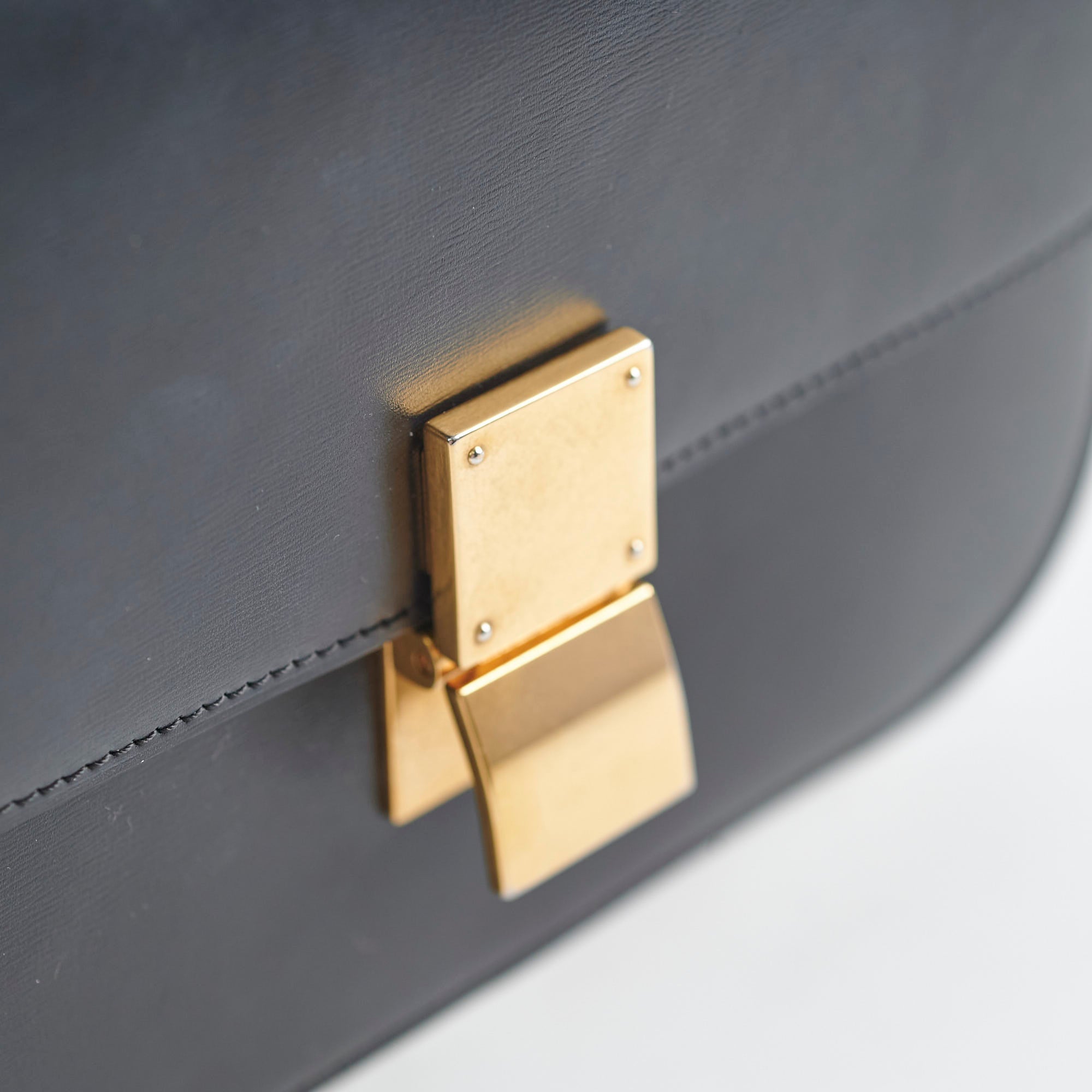 Celine Medium Box Bag in Black | Luxury Leather Crossbody Handbag for Women | Perfect for Work, Travel & Evening Events