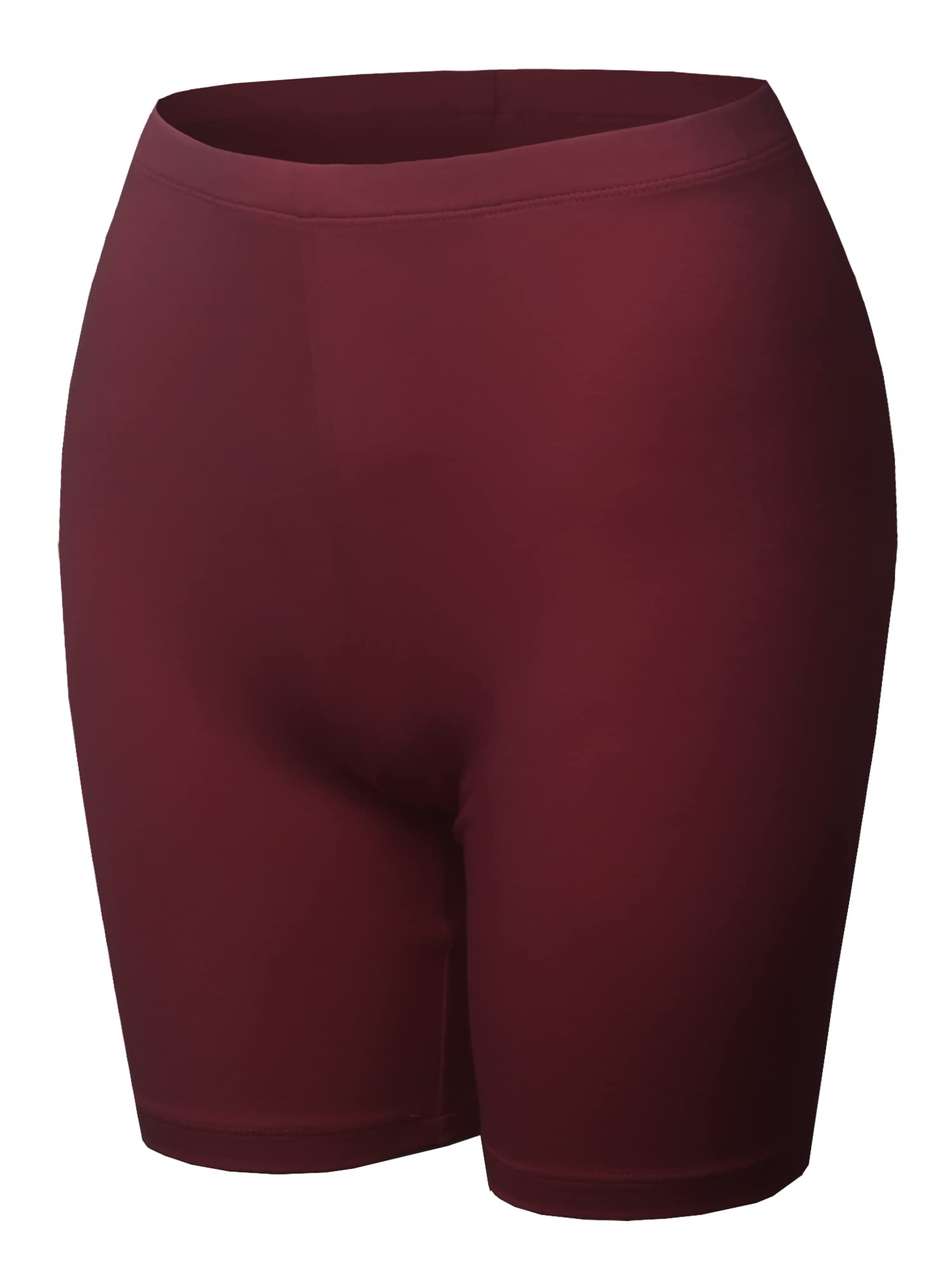 Emma Women's Essential Active Daily Cotton Mid Rise Biker Shorts - Perfect for Yoga, Running, Gym & Lounge Wear