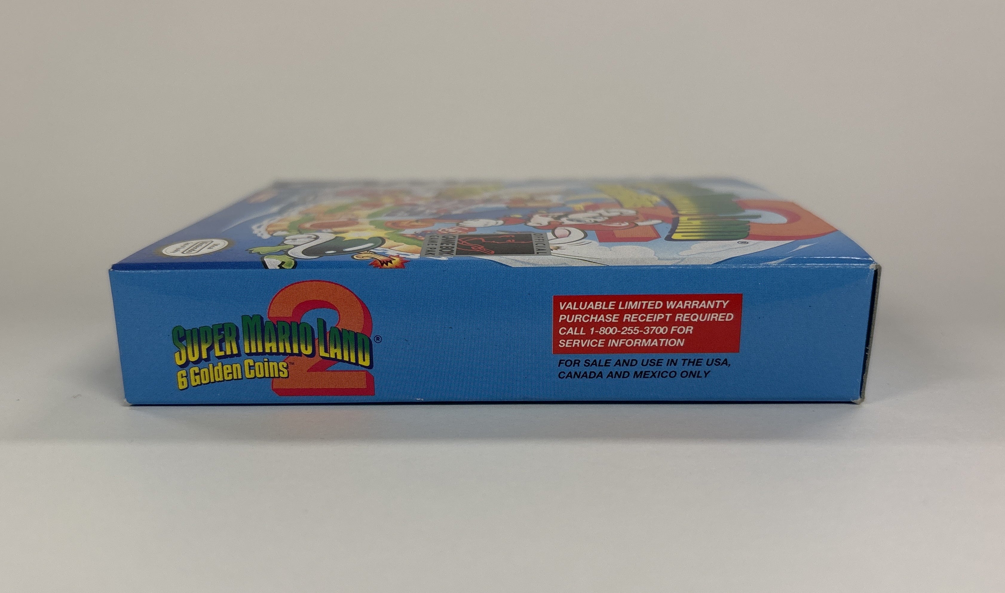 Super Mario Land 2: 6 Golden Coins - Original Game Boy Box & Manual Only (No Game Included) - Perfect for Collectors & Retro Gaming Display