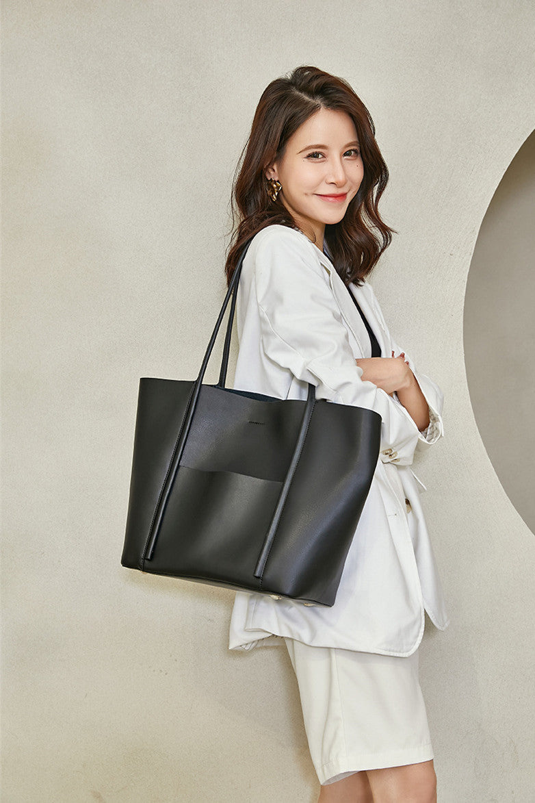 Stylish & Durable Commuter Tote Bag for Women - Waterproof Work Laptop Bag with USB Charging Port - Perfect for Office, Travel & Daily Use