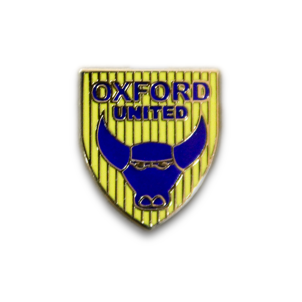 Oxford United FC Pin Badge - Official Football Club Enamel Lapel Pin - Collectible Fan Merchandise for Games, Gifts & Memorabilia