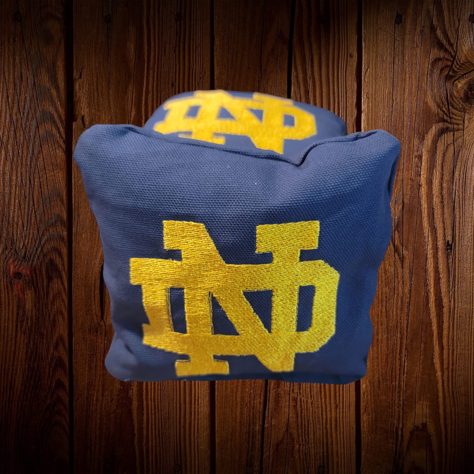 Premium All-Weather Notre Dame Cornhole Bags Set of 8 - Durable Outdoor Game Accessories for Tailgating, Backyard Parties & College Sports Events