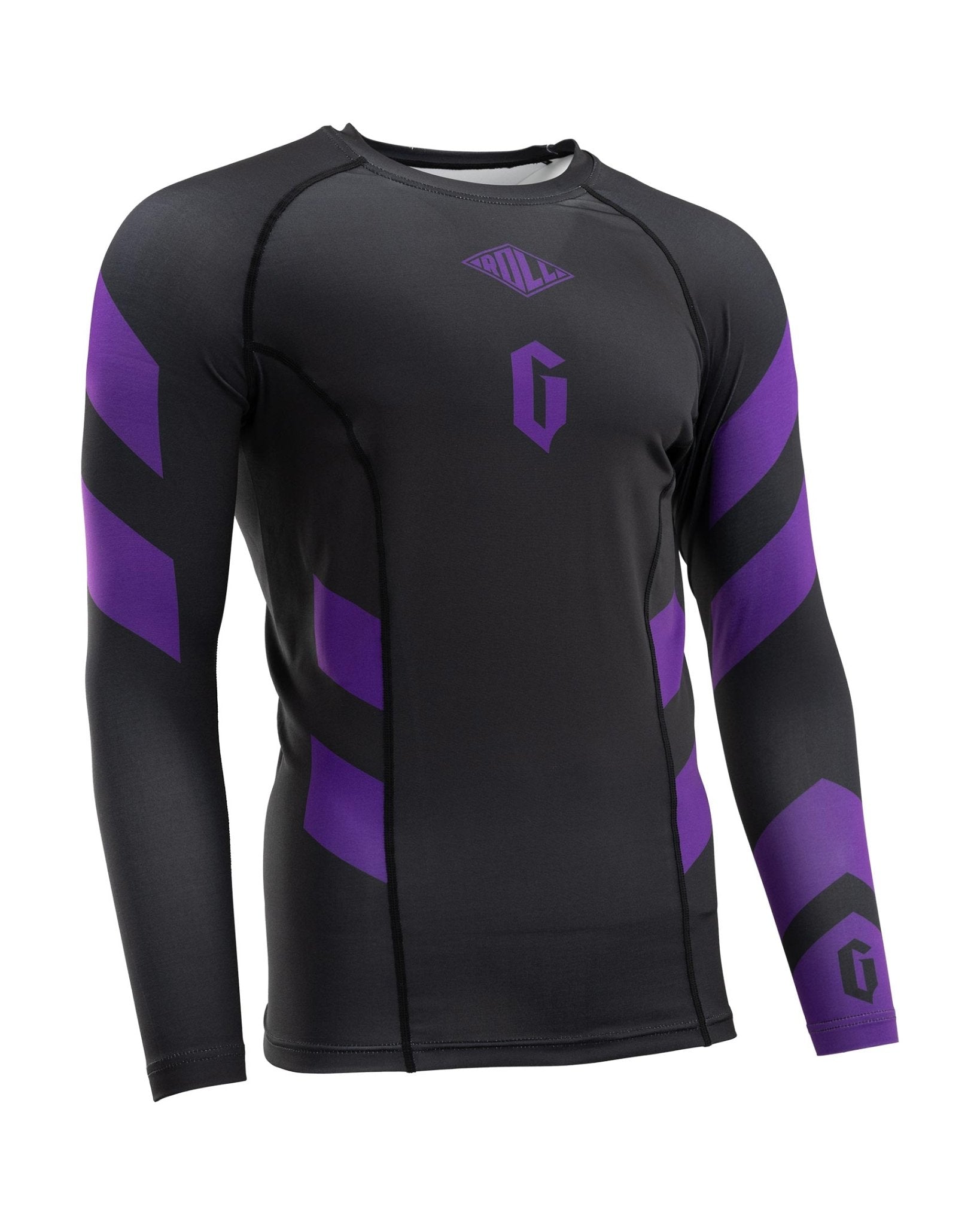 Men's Long Sleeve Pro Ranked Rash Guard - UPF 50+ Sun Protection for Surfing, MMA & Water Sports
