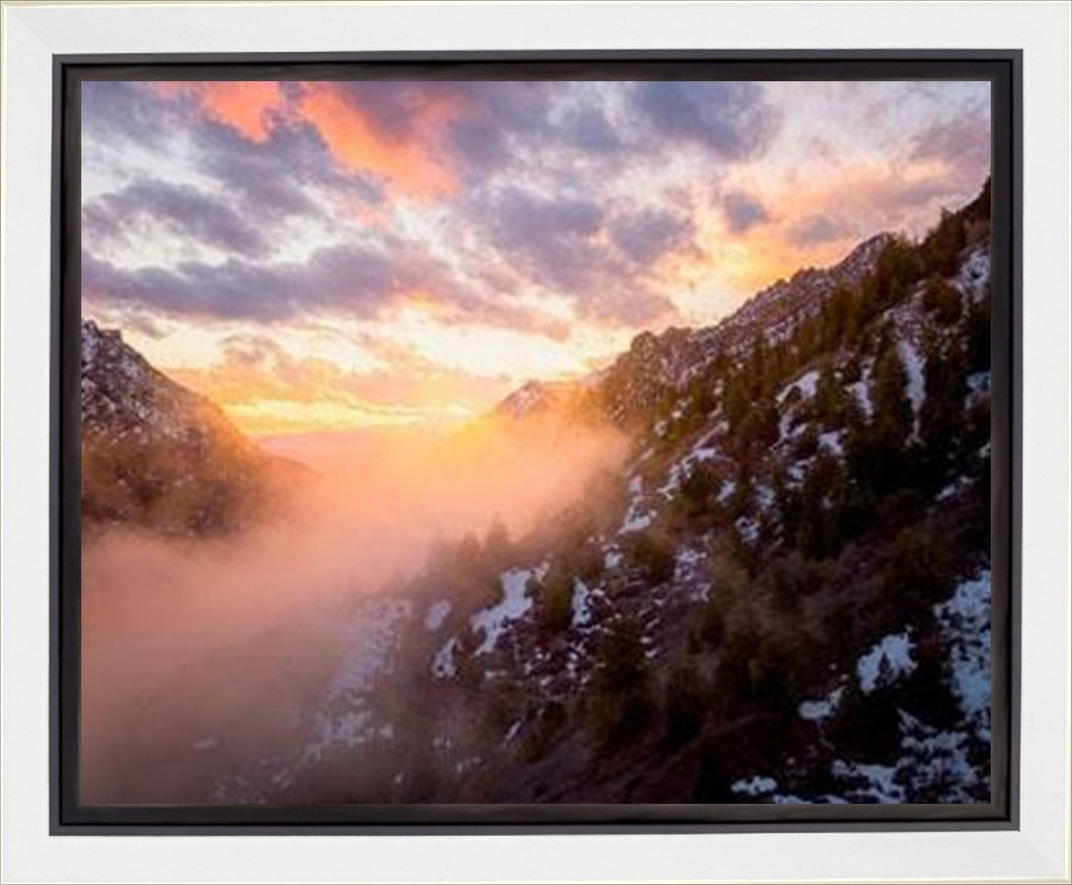 American Fork Canyon Landscape Art Print - Premium Gallery Wrap Canvas Wall Decor for Home & Office - Perfect for Living Room, Bedroom, or Office Spaces