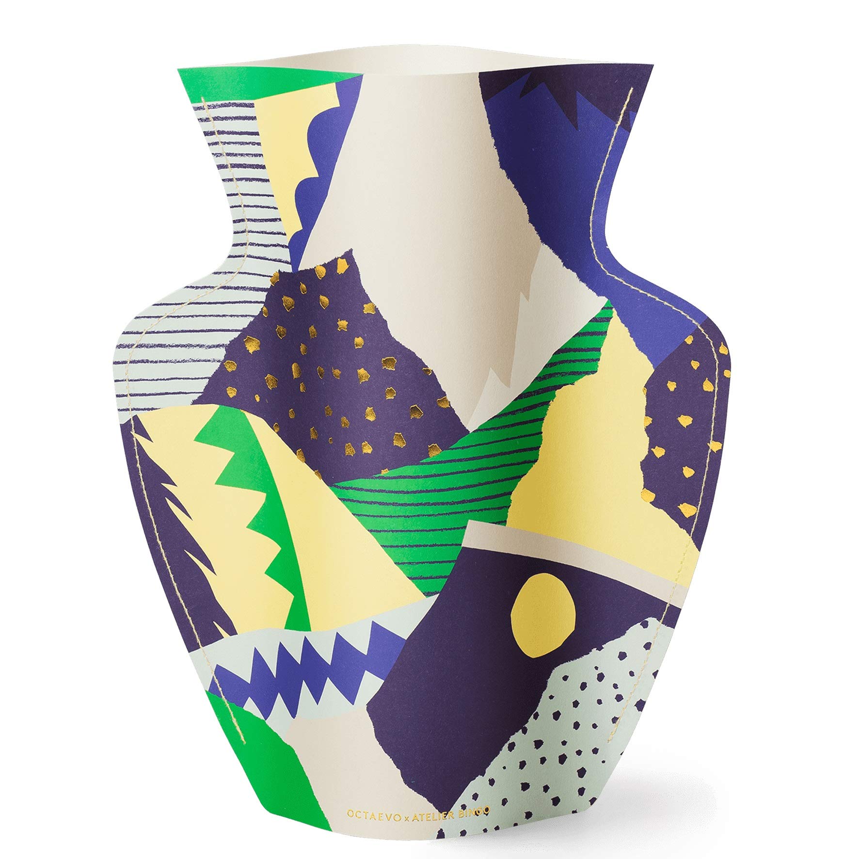 Eco-Friendly Paper Vase Stramboli - Handmade Decorative Vase for Home, Office & Wedding Decor | Perfect for Floral Arrangements & Centerpieces