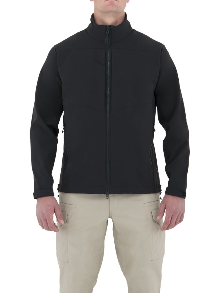 First Tactical Men's Tactix Series Softshell Duty Jacket - Windproof & Water-Resistant Tactical Jacket for Outdoor Work, Hiking & Security Professionals | All-Weather Performance for Law Enforcement & Military Use