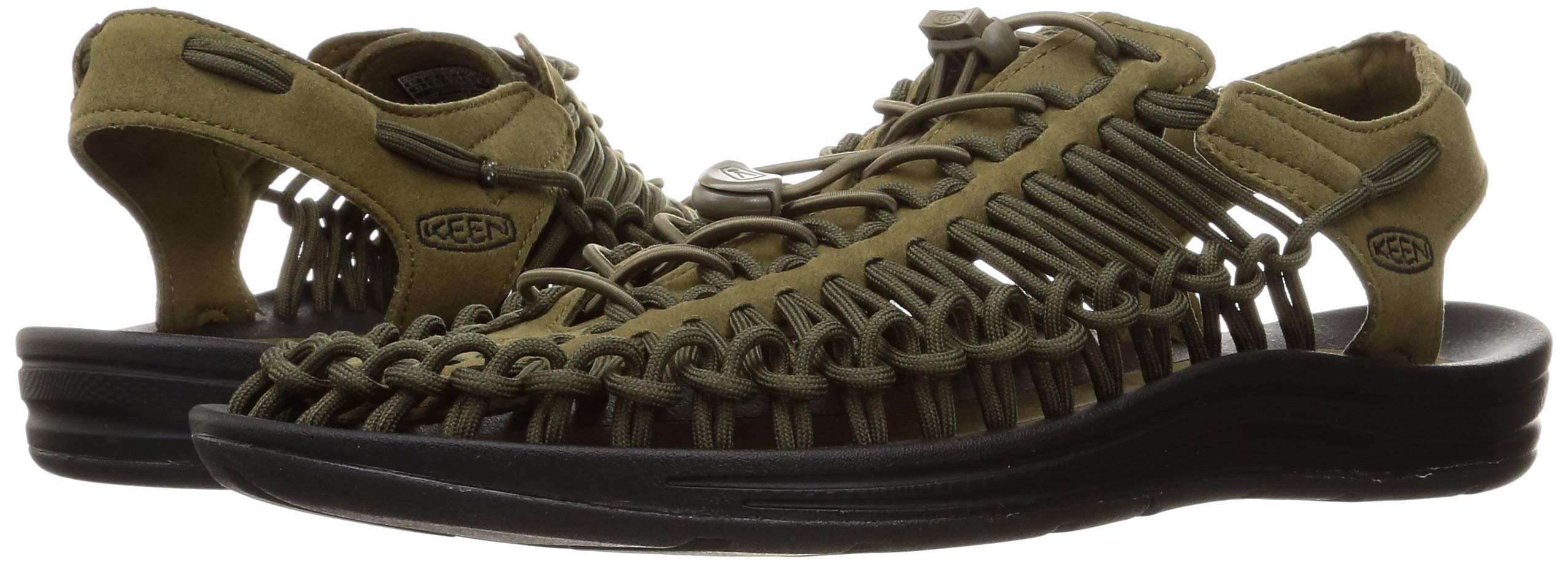KEEN Men's Uneek Classic Two Cord Sandals - Breathable Outdoor Adventure Sandals for Hiking, Travel & Water Activities | Lightweight & Durable Walking Shoes