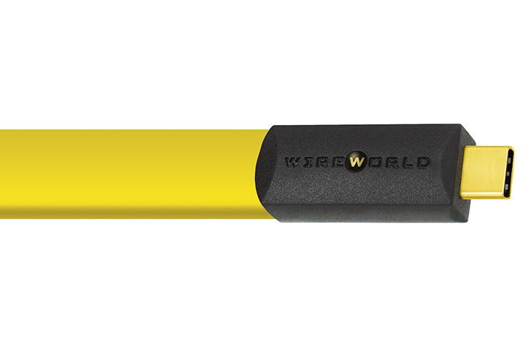 Wireworld Chroma 8 USB 3.1 Gen 2 Type C to Type C Audio Cable - High-Speed Data Sync & Charging for Smartphones, Laptops, and Audio Devices