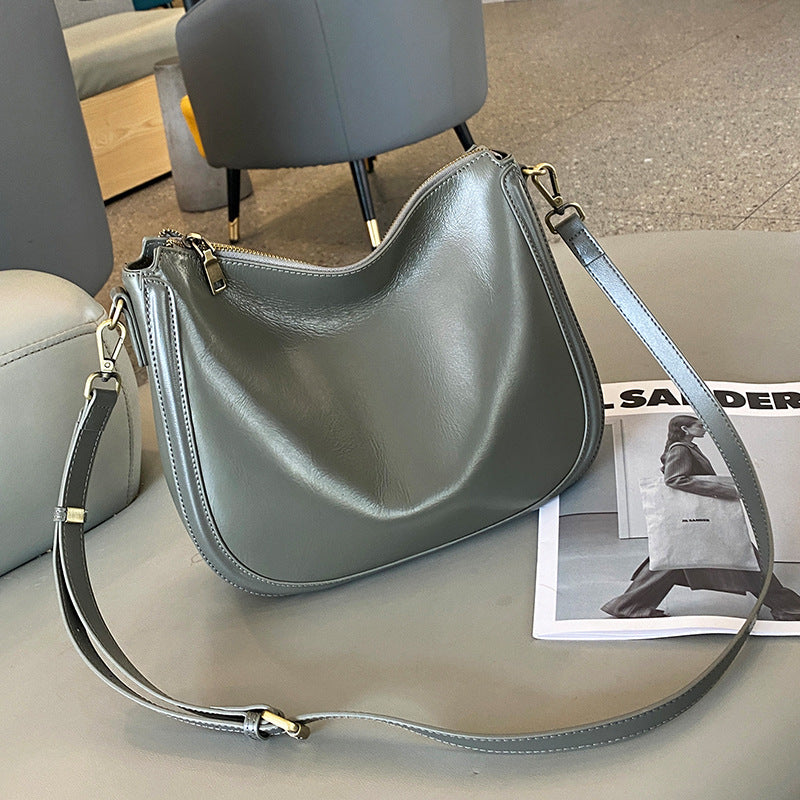 Stylish Leather Sling Bag for Women & Men - Crossbody Shoulder Bag with Adjustable Strap - Perfect for Travel, Work & Everyday Use