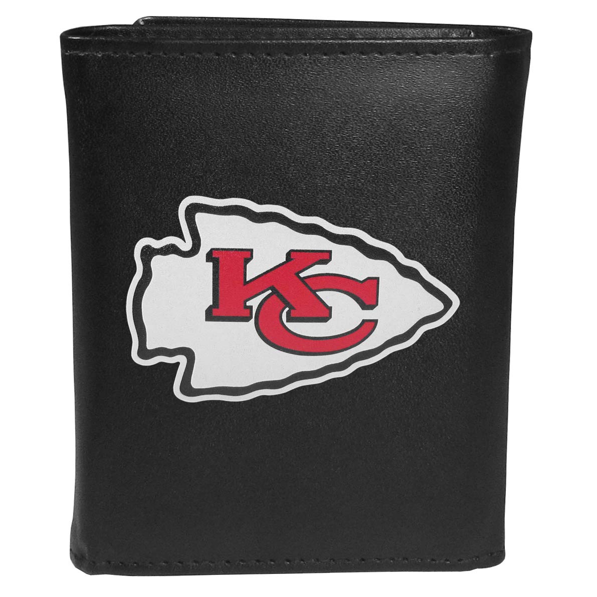 Premium Siskiyou Tri-Fold Leather Wallet with RFID Protection & Stainless Steel Keychain - Perfect for Men's Everyday Carry, Travel & Gift Giving