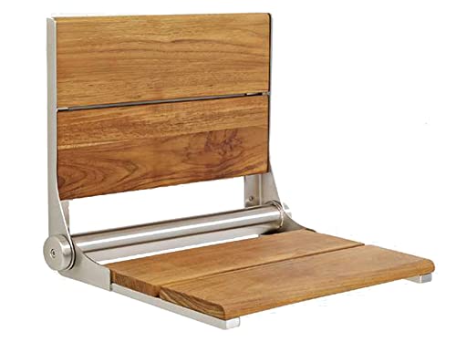Brushed Stainless Steel, Teak