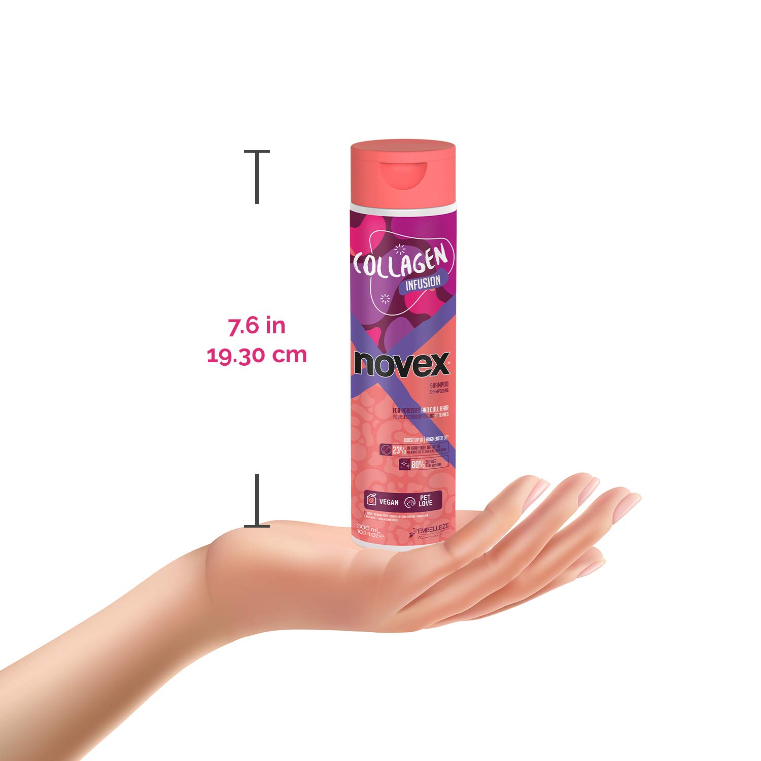 NOVEX Hair Care Set - Shampoo 10.1oz, Conditioner 10.1oz & Hair Mask 35oz - Sulfate Free, Moisturizing & Repairing for Dry, Damaged Hair - Perfect for Daily Use & Salon Quality Treatment at Home