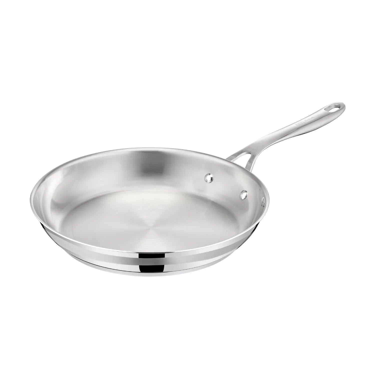 Jamie Oliver by Tefal 24cm Stainless Steel Induction Fry Pan - Uncoated, Professional Cookware for Home Chefs - Perfect for Searing, Frying & Sauteing