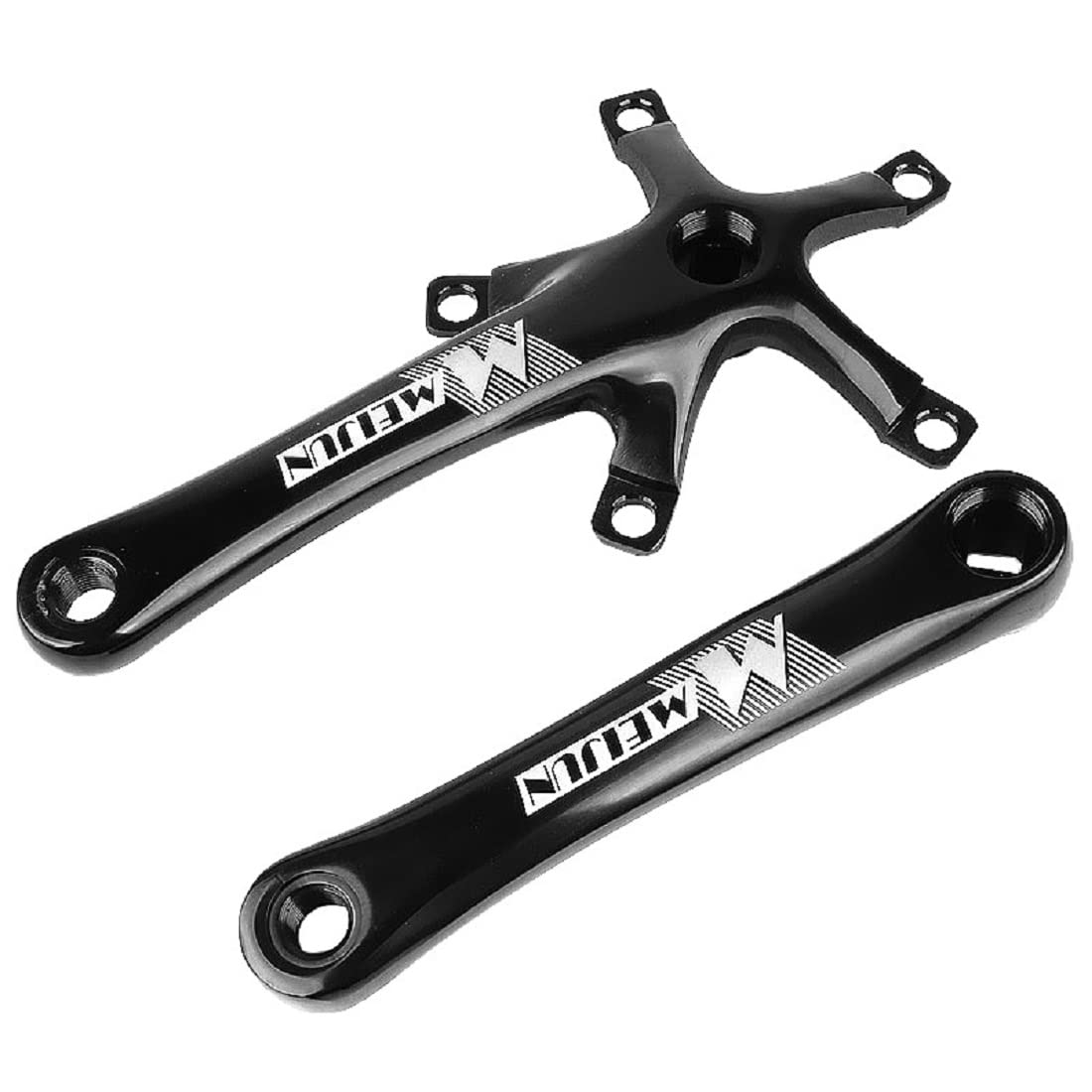 WEERAS 170mm Bike Crank Arms Set - 104 BCD Single Speed Crankset for Road Bikes & Folding Bicycles | Perfect for Urban Commuting & Leisure Cycling