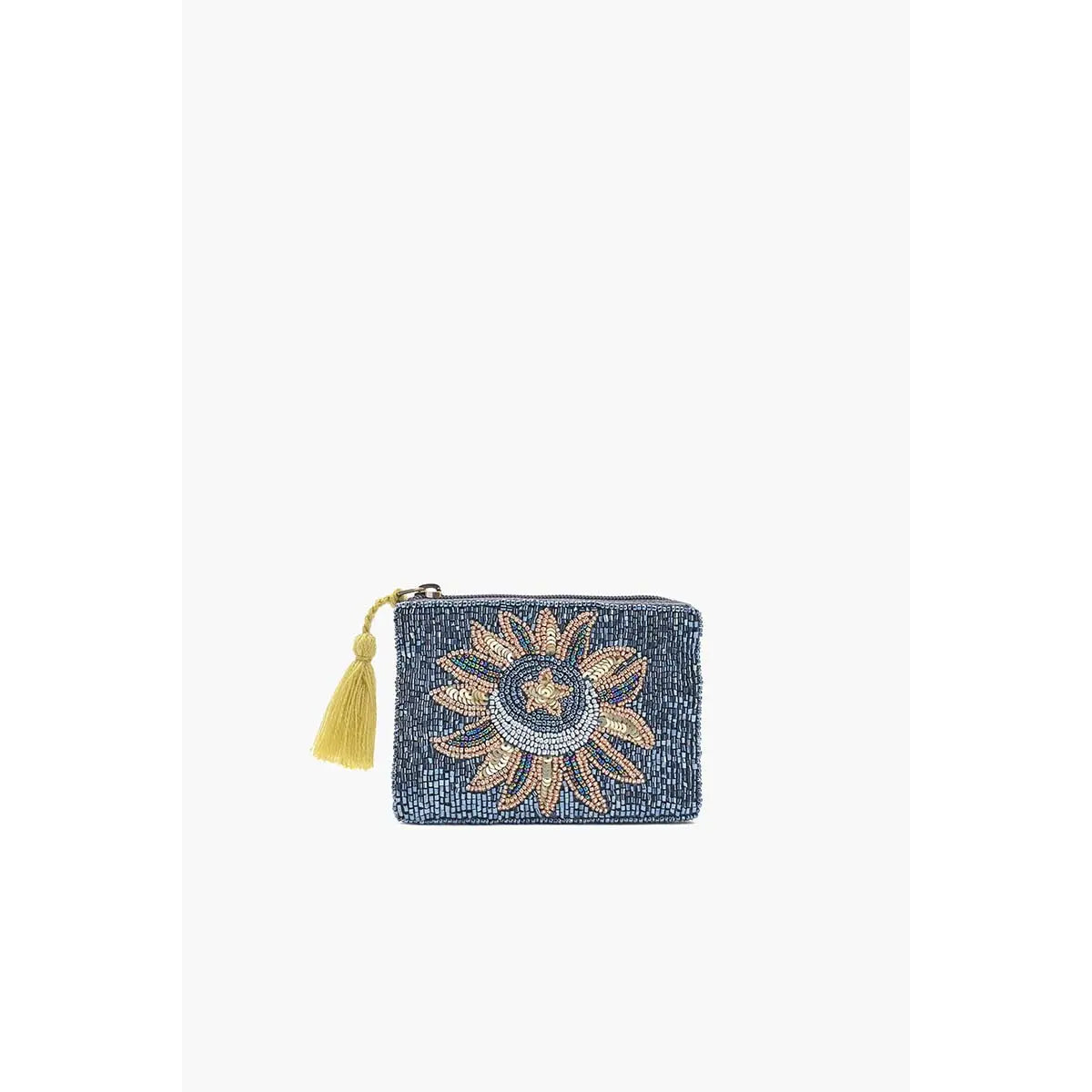 Celestial Embellished Mini Pouches for Women - Small Glittery Crossbody Bags for Parties, Travel & Everyday Use | Trendy Starry Night Design Fashion Accessory